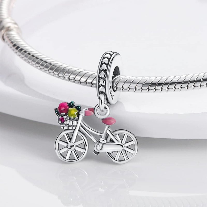 MULA 925 Sterling Silver Charms for Bracelets and Necklaces Beads Dangle Pendants Jewelry Charm for Women - Image 3
